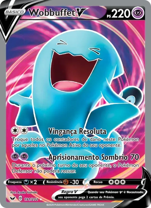 Wobbuffet V 191/202 Espada e Escudo