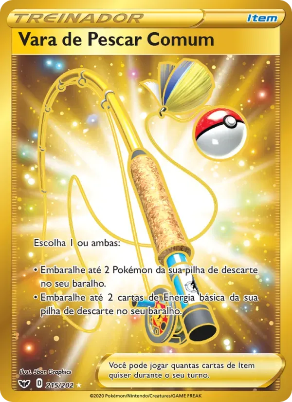 Vara de Pescar Comum 215/202 Espada e Escudo