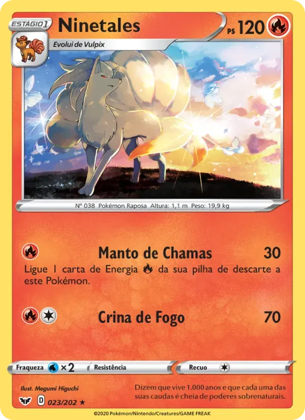 Ninetales 23/202 Espada e Escudo