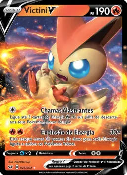 Victini V 25 Espada e Escudo
