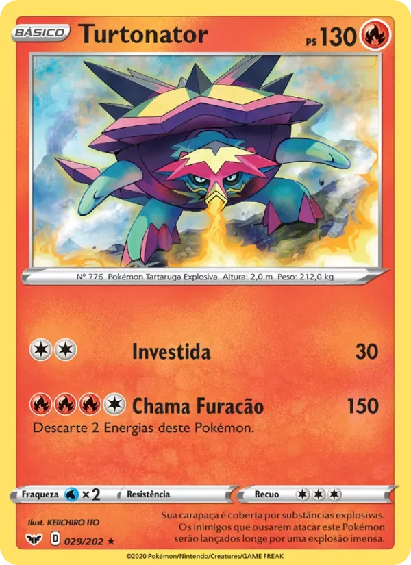 Turtonator 29/202 Espada e Escudo