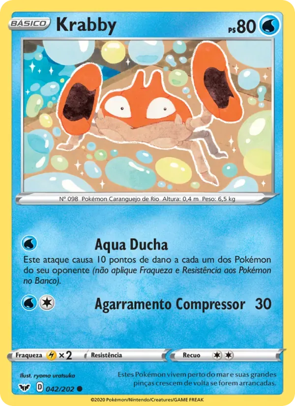 Krabby 42/202 Espada e Escudo