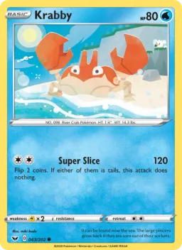 Krabby 43 Espada e Escudo
