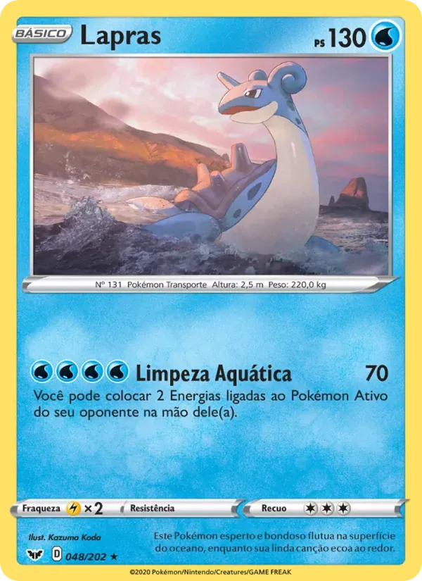 Lapras 48/202 Espada e Escudo