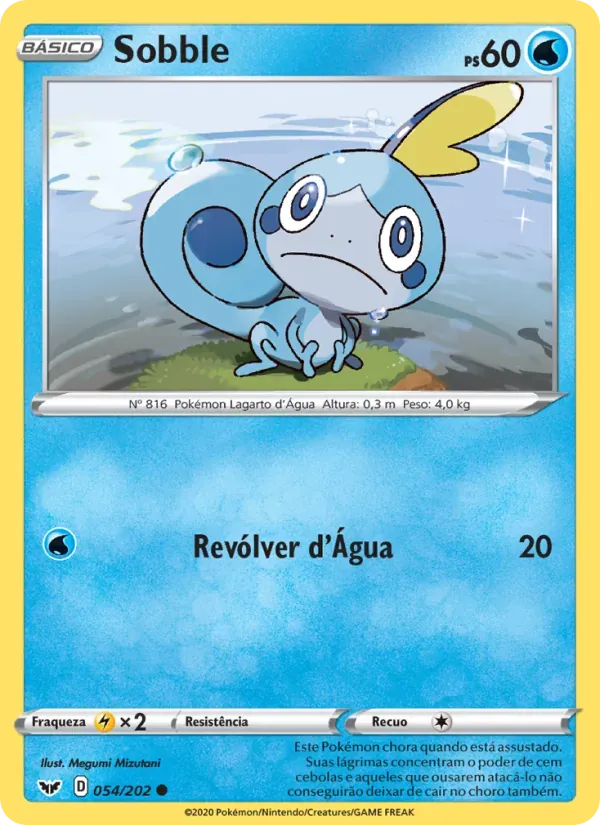 Sobble 54/202 Espada e Escudo