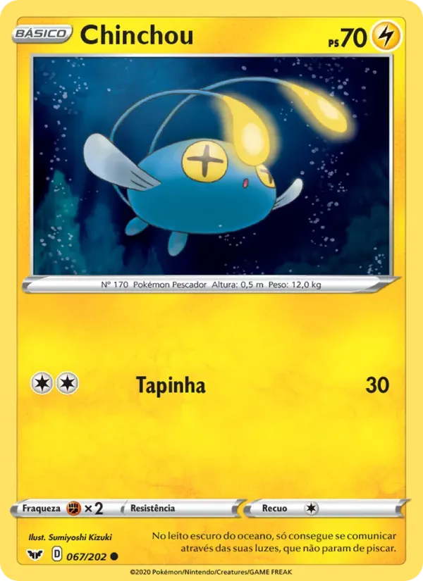 Chinchou 67/202 Espada e Escudo