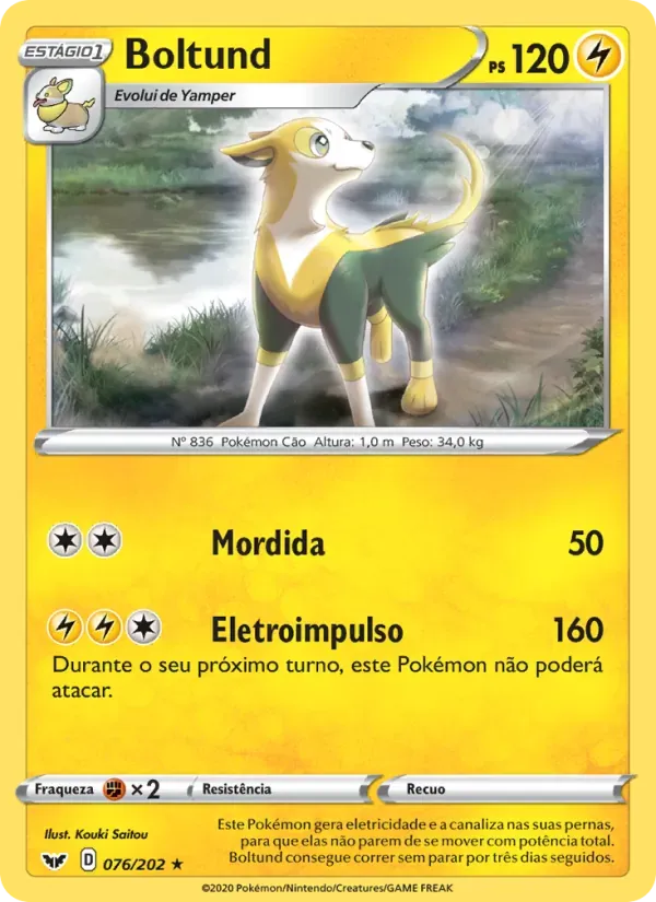 Boltund 76/202 Espada e Escudo