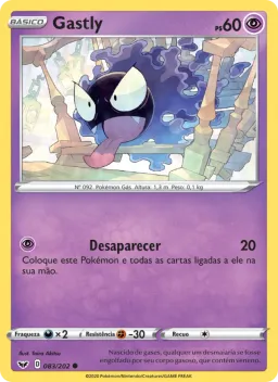 Gastly 83 Espada e Escudo