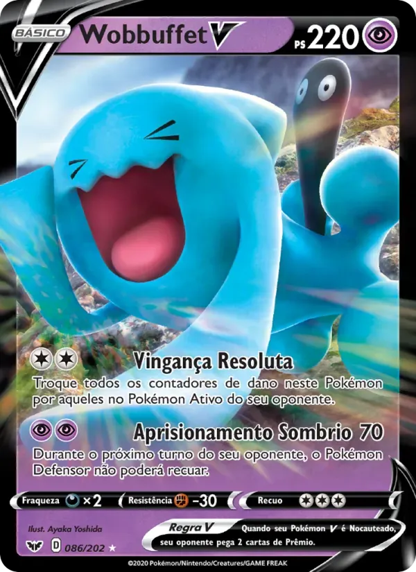 Wobbuffet V 86/202 Espada e Escudo