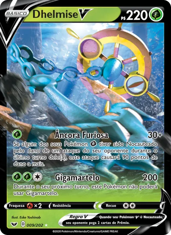 Dhelmise V 9/202 Espada e Escudo