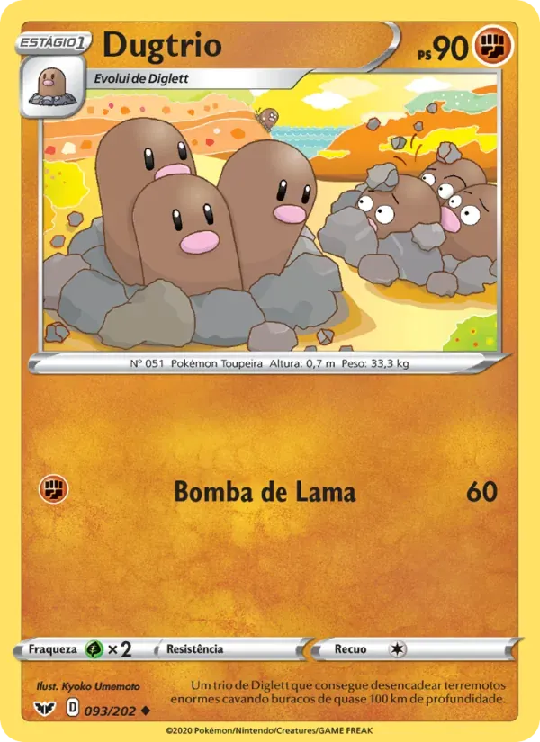 Dugtrio 93/202 Espada e Escudo