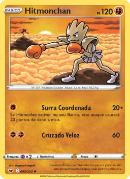Hitmonchan 95 Espada e Escudo