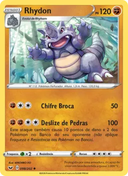 Rhydon 98 Espada e Escudo