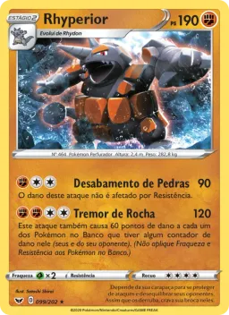 Rhyperior 99 Espada e Escudo