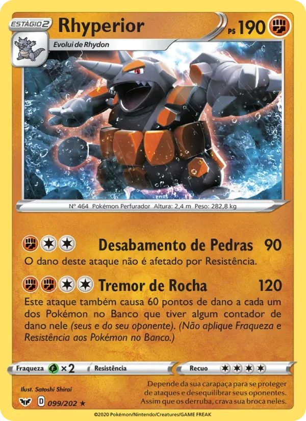 Rhyperior 99/202 Espada e Escudo
