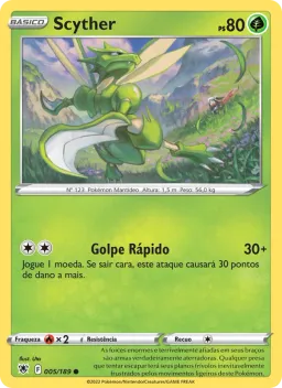 Scyther 005 Estrelas Radiantes