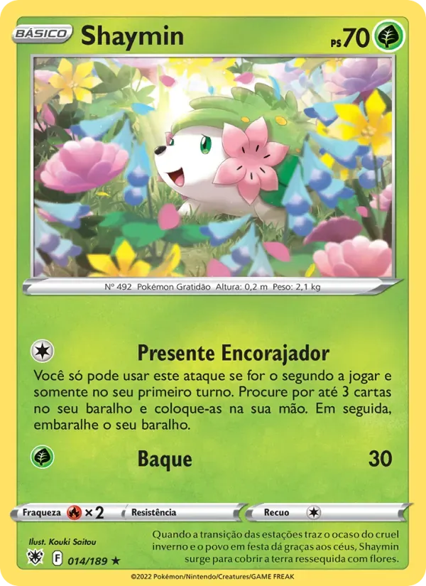 Shaymin 014/189 Estrelas Radiantes