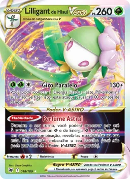 Lilligant de Hisui V-ASTRO 018 Estrelas Radiantes