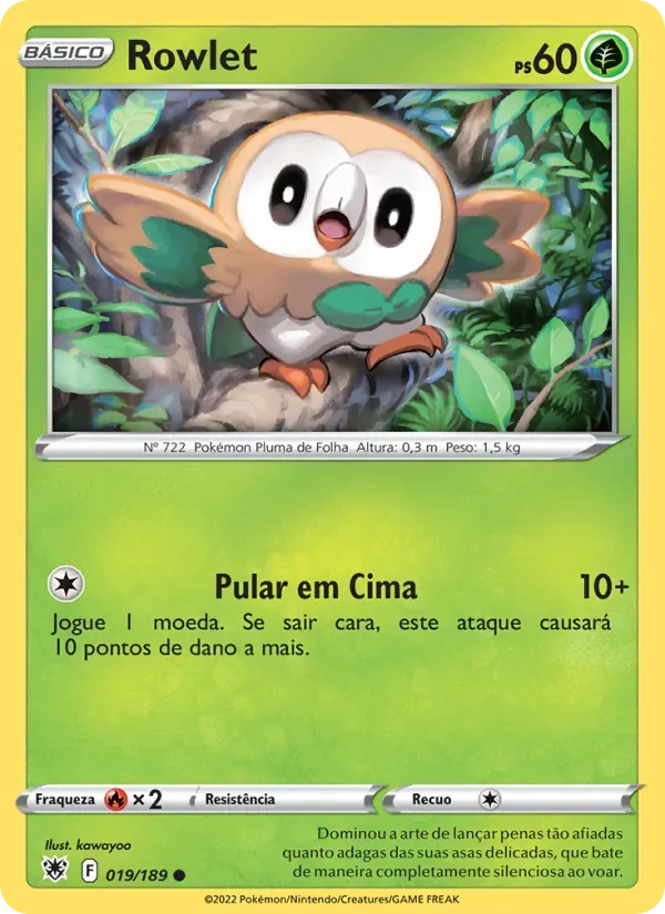 Rowlet 019/189 Estrelas Radiantes