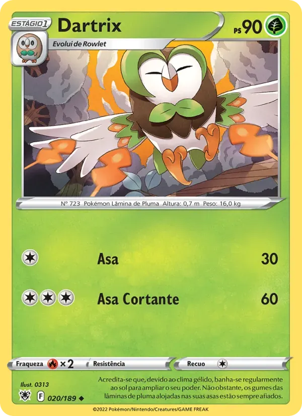 Dartrix 020/189 Estrelas Radiantes