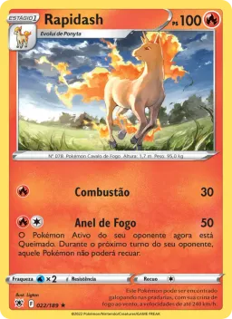 Rapidash 022 Estrelas Radiantes