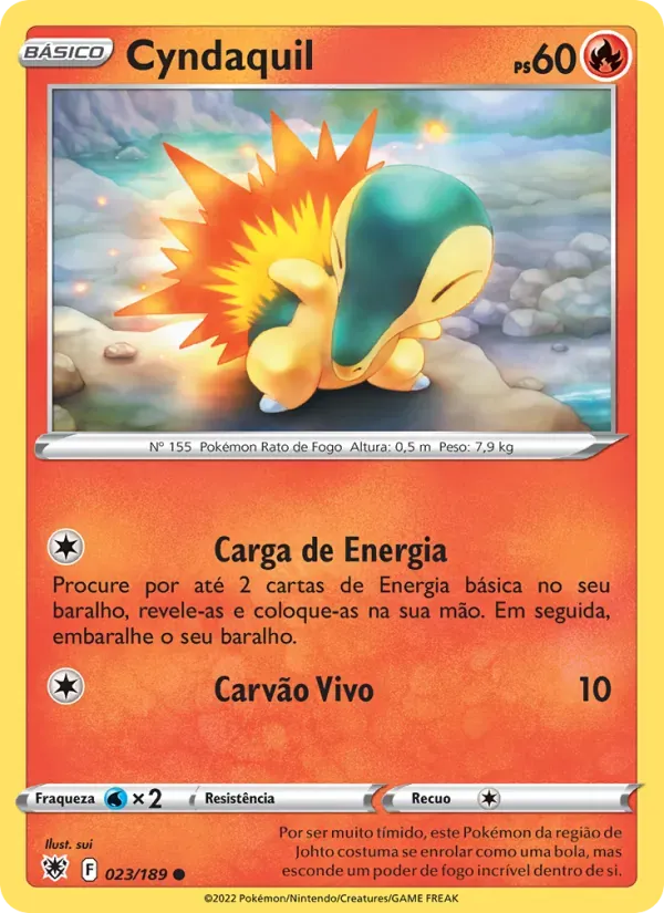 Cyndaquil 023/189 Estrelas Radiantes