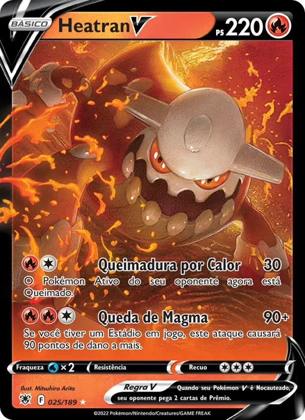 Heatran V 025/189 Estrelas Radiantes
