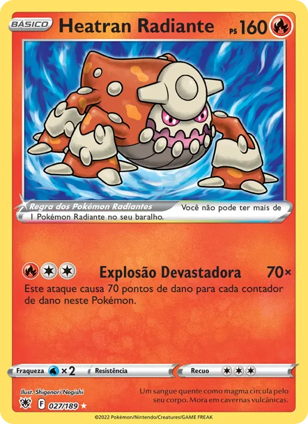 Heatran Radiante 027/189 Estrelas Radiantes