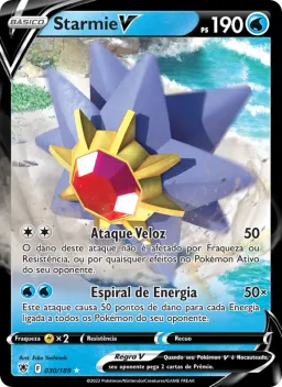 Starmie V 030 Estrelas Radiantes