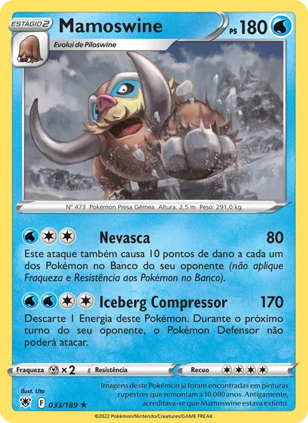 Mamoswine 033/189 Estrelas Radiantes