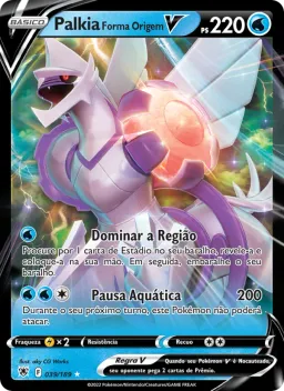 Palkia Forma Origem V 039 Estrelas Radiantes