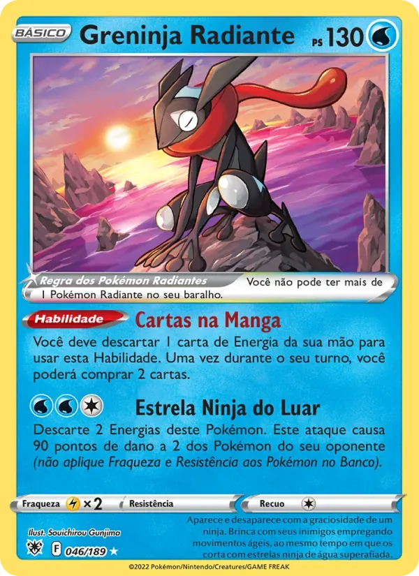 Greninja Radiante 046/189 Estrelas Radiantes