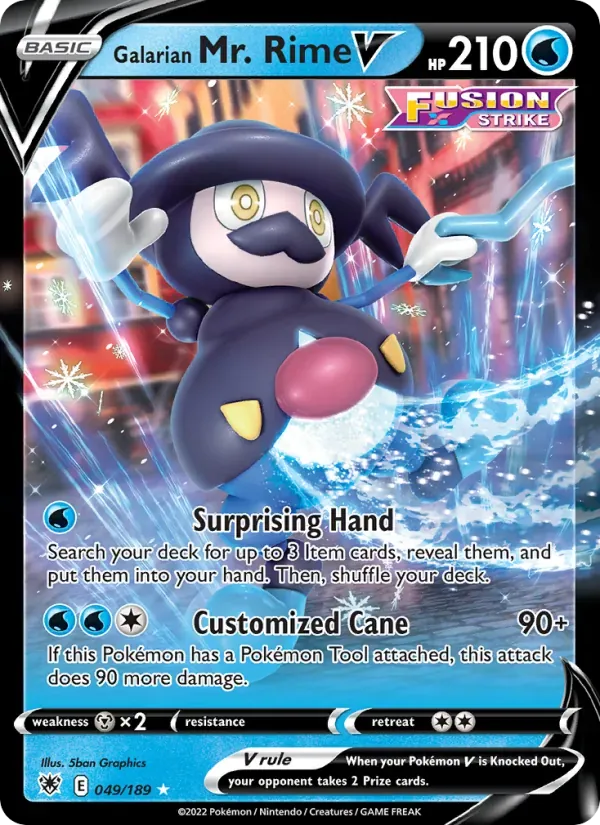 Mr. Rime de Galar V 049/189 Estrelas Radiantes
