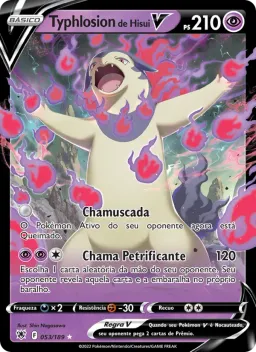 Typhlosion de Hisui V 053 Estrelas Radiantes