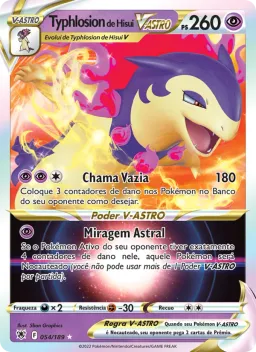 Typhlosion de Hisui V-ASTRO 054 Estrelas Radiantes