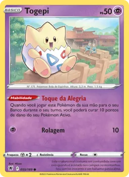 Togepi 055 Estrelas Radiantes