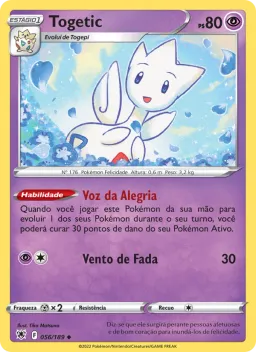 Togetic 056 Estrelas Radiantes