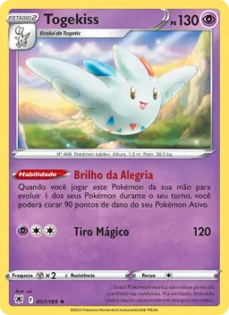 Togekiss 057 Estrelas Radiantes
