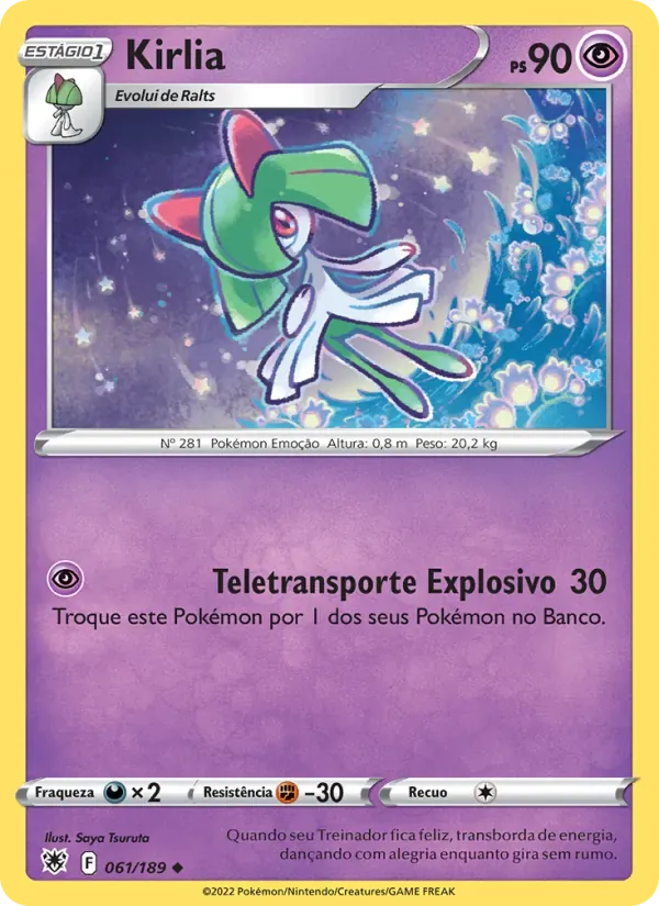 Kirlia 061/189 Estrelas Radiantes
