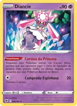 Diancie 068 Estrelas Radiantes