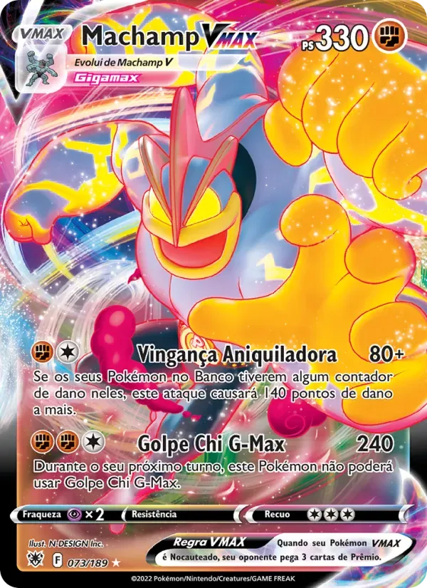 Machamp VMAX 073/189 Estrelas Radiantes