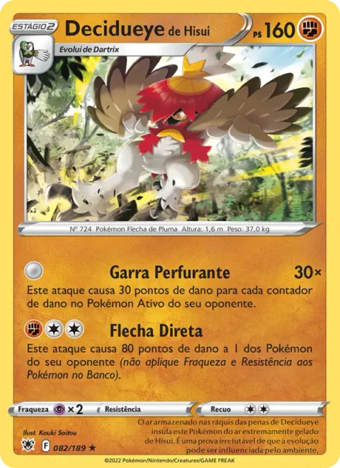 Decidueye de Hisui 082/189