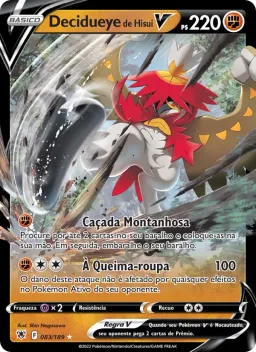 Decidueye de Hisui V 083 Estrelas Radiantes