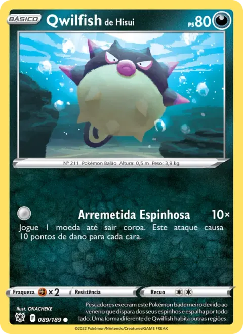 Qwilfish de Hisui 089/189