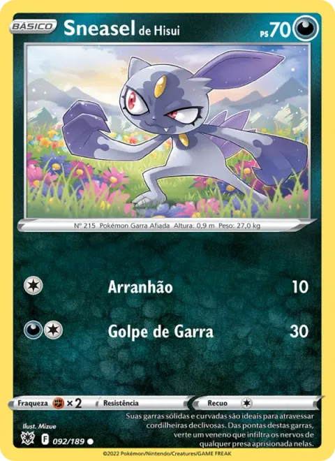 Sneasel de Hisui 092/189