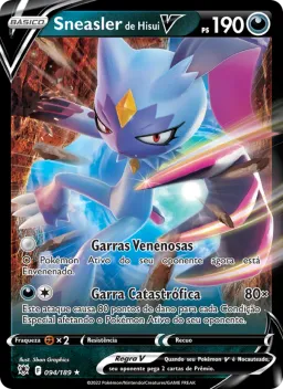 Sneasler de Hisui V 094 Estrelas Radiantes