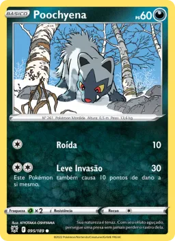 Poochyena 095 Estrelas Radiantes