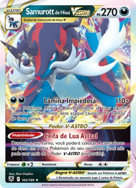 Samurott de Hisui V-ASTRO 102/189