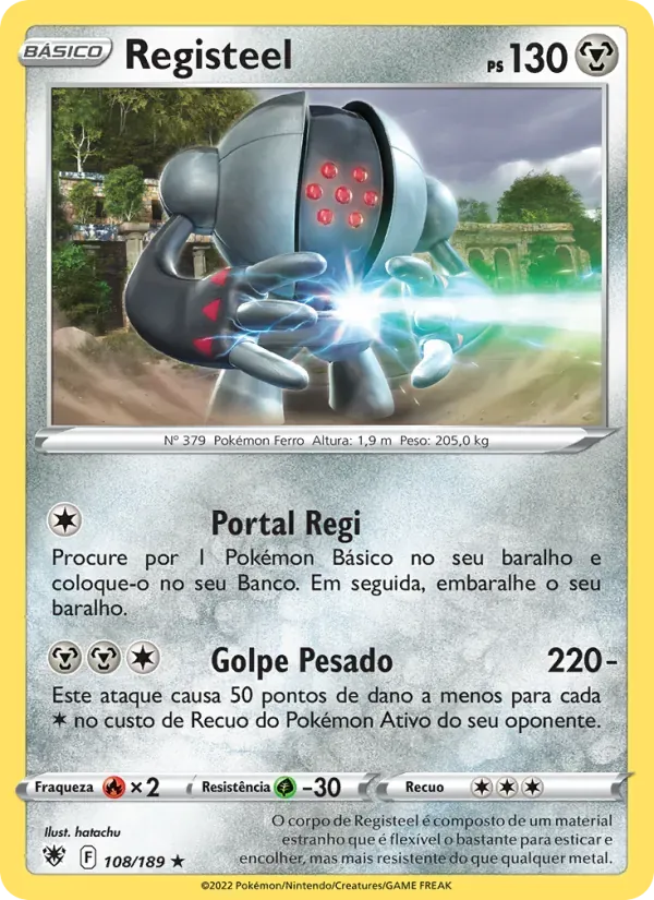 Registeel 108/189 Estrelas Radiantes