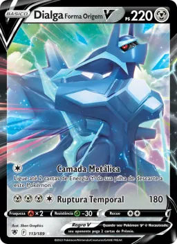 Dialga Forma Origem V 113 Estrelas Radiantes